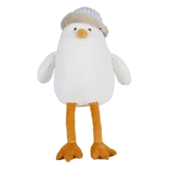 Peluche mouette en tissu blanc - Eté A La Mer