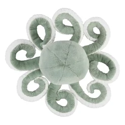 Peluche pieuvre en tissu vert - Eté A La Mer