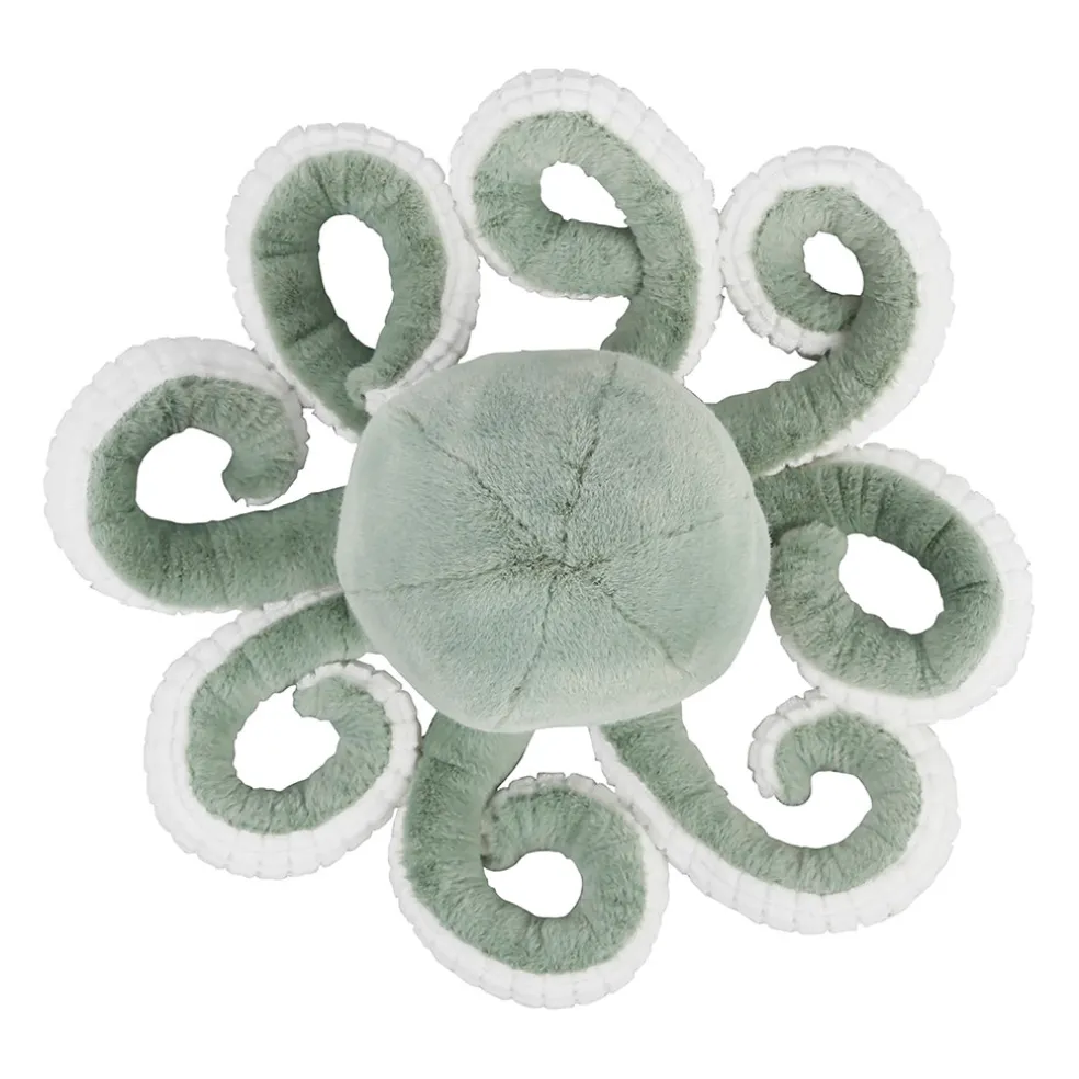 Peluche pieuvre en tissu vert - Eté A La Mer