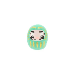 Petit daruma turquoise réussite scolaire