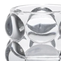 Photophore en verre transparent h6.5cm - Tanri