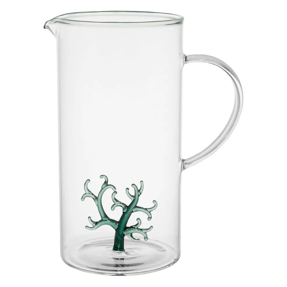 Pichet corail en verre 1.3L - Océan