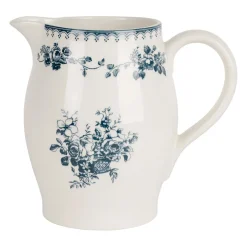 Pichet en faïence bleu ancien 1.3L - Faustine