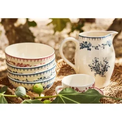 Pichet en faïence bleu ancien 1.3L - Faustine