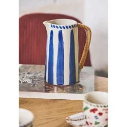 Pichet en grès en bleu 85cl - Bellagio