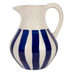 Pichet en terre cuite bleu 3L - Lisia