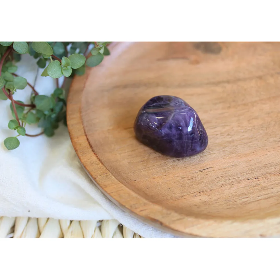 Pierre roulée améthyste taille L
