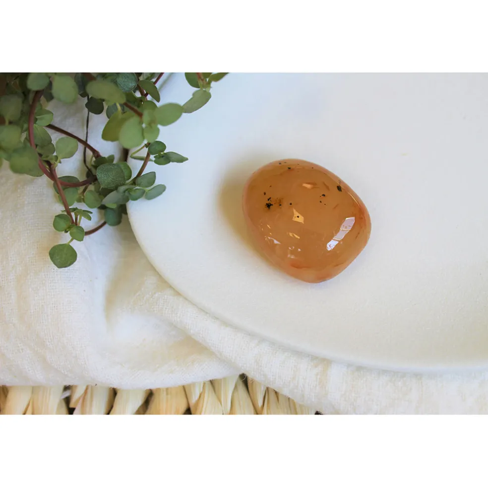 Pierre roulée cornaline taille L