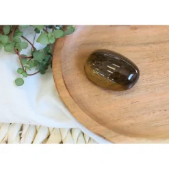 Pierre roulée oeil de tigre taille L