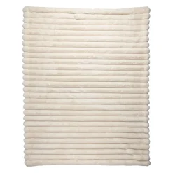 Plaid blanc 170x130cm - Selestina