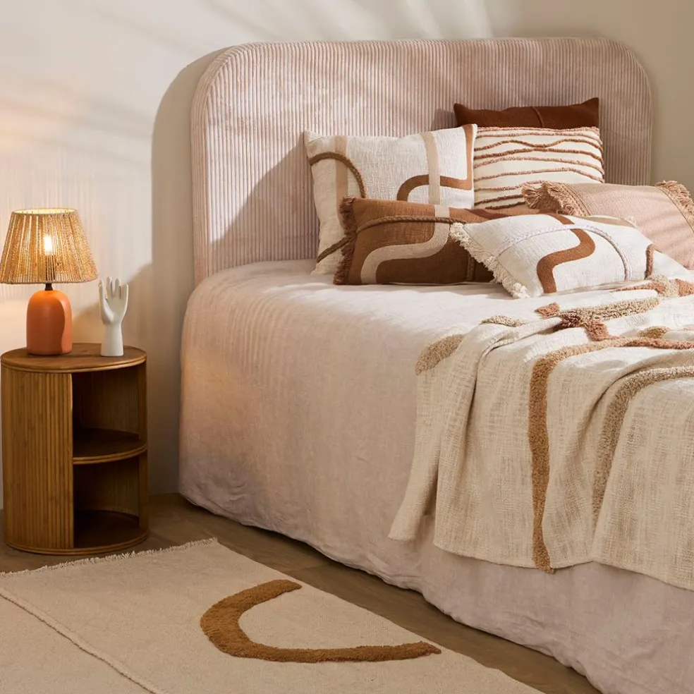 Plaid en coton ecru 170x130cm - Organic