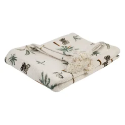 Plaid en coton multicolore 170x130cm - Zawadi