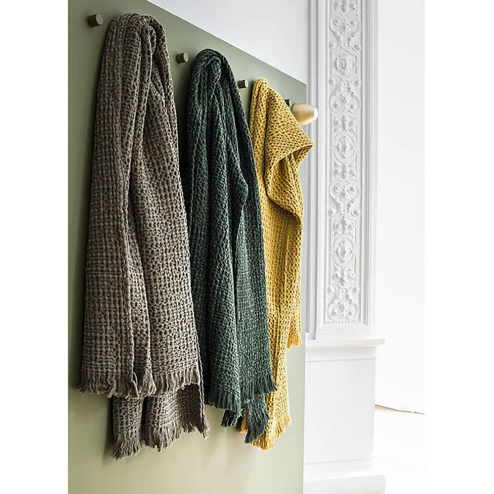 Plaid tempo craie 130x200cm