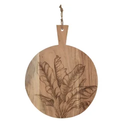 Planche à découper bananier en acacia naturel 50x40cm - Dalbert