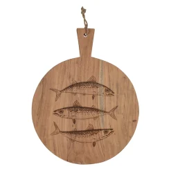 Planche à découper poisson en acacia naturel 50x40cm - Dalbert