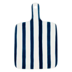 Planche a découper en porcelaine indigo 28x18cm - Artist