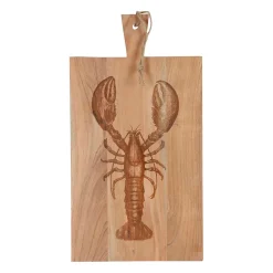 Planche a découper homard en acacia naturel 32x60cm - Dalbert
