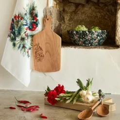 Planche a découper moineau en acacia naturel 20x40cm - Dalbert