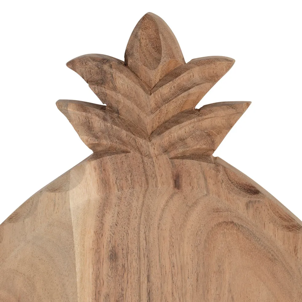 Plat ananas en acacia naturel 36x27cm - Dalbert