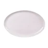 Plat ovale en porcelaine blanche 30x20cm - Ecume