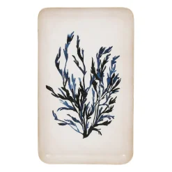 Plateau en fer bleu marine 15x25.5cm - Estran