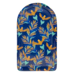 Plateau en fer indigo 17x30cm - Mocoa