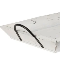 Plateau en sapin blanchi 65x34cm - Trappeur