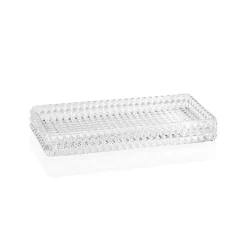 Plateau en verre 27.5x13.5cm - Diamond