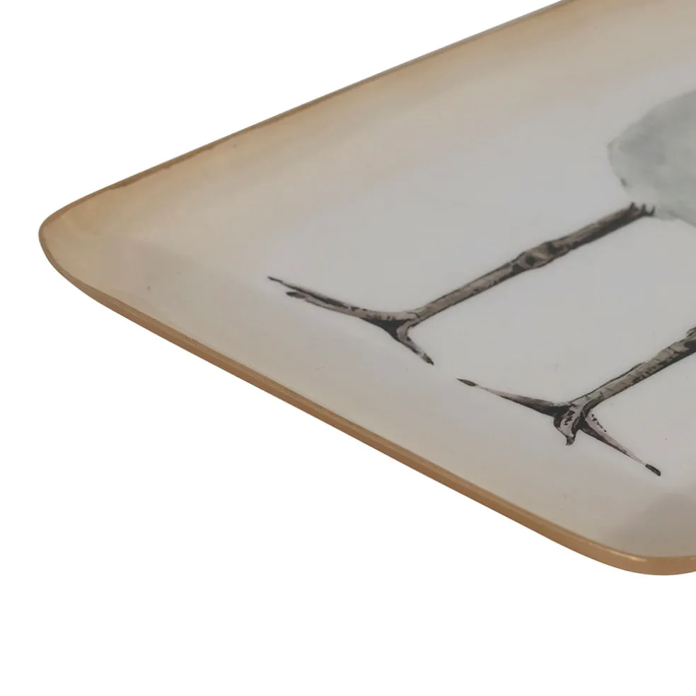 Plateau mouette en fert 16x26cm