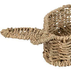 Plateau poire en jonc de mer naturel 22x38cm - Les Fruits