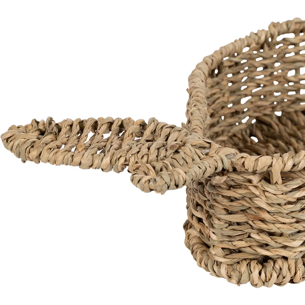 Plateau poire en jonc de mer naturel 22x38cm - Les Fruits