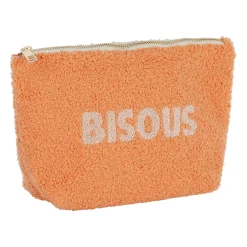 Pochette en bouclette marron - Funny