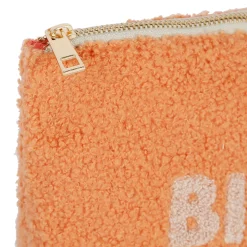 Pochette en bouclette marron - Funny