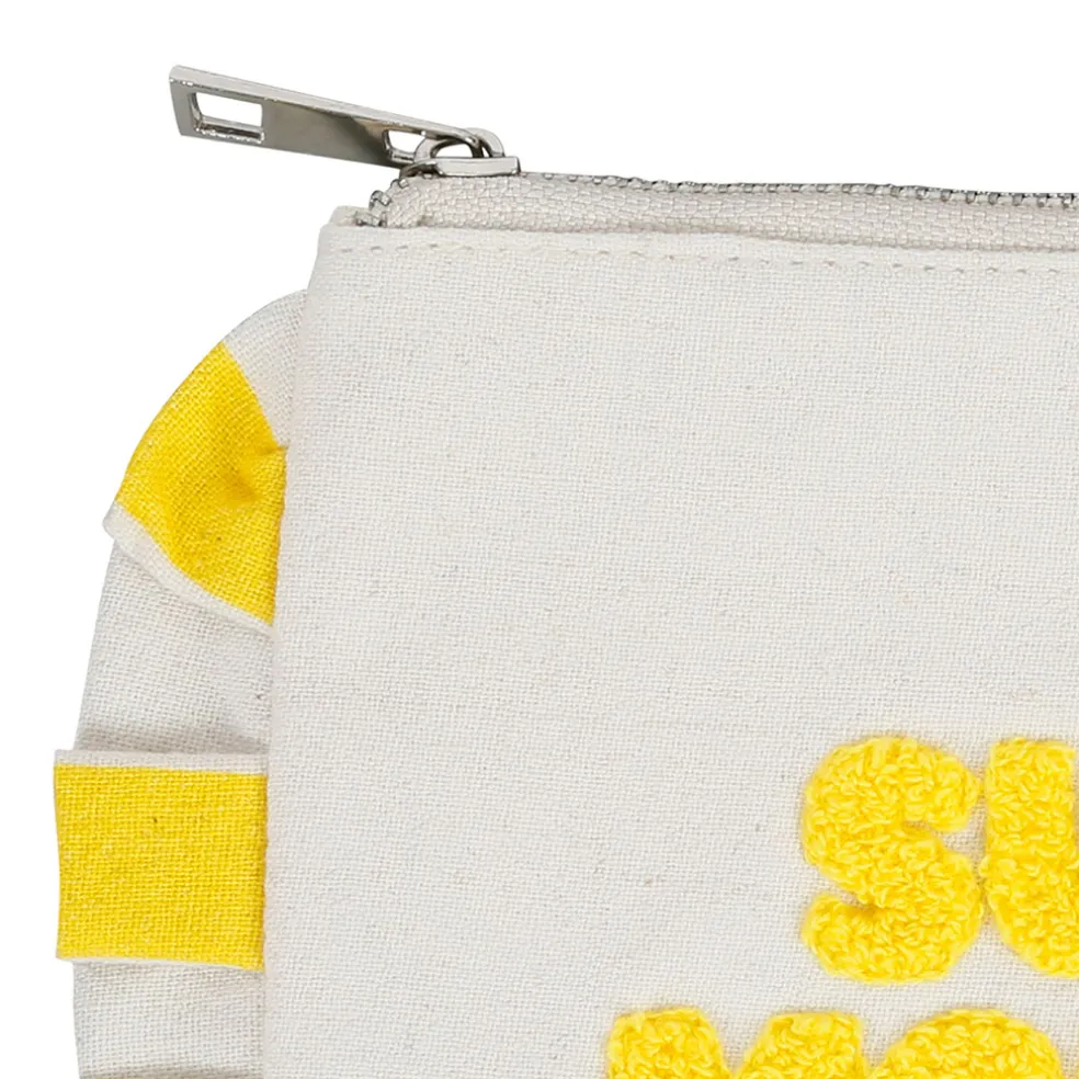 Pochette en coton jaune - Lumi