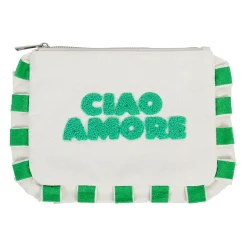 Pochette en coton vert - Lumi