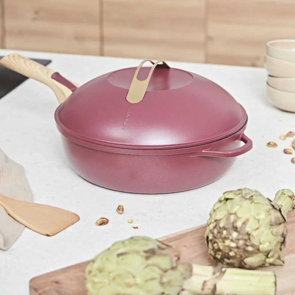 Poêle en aluminium rubis d28cm - La Fabuleuse