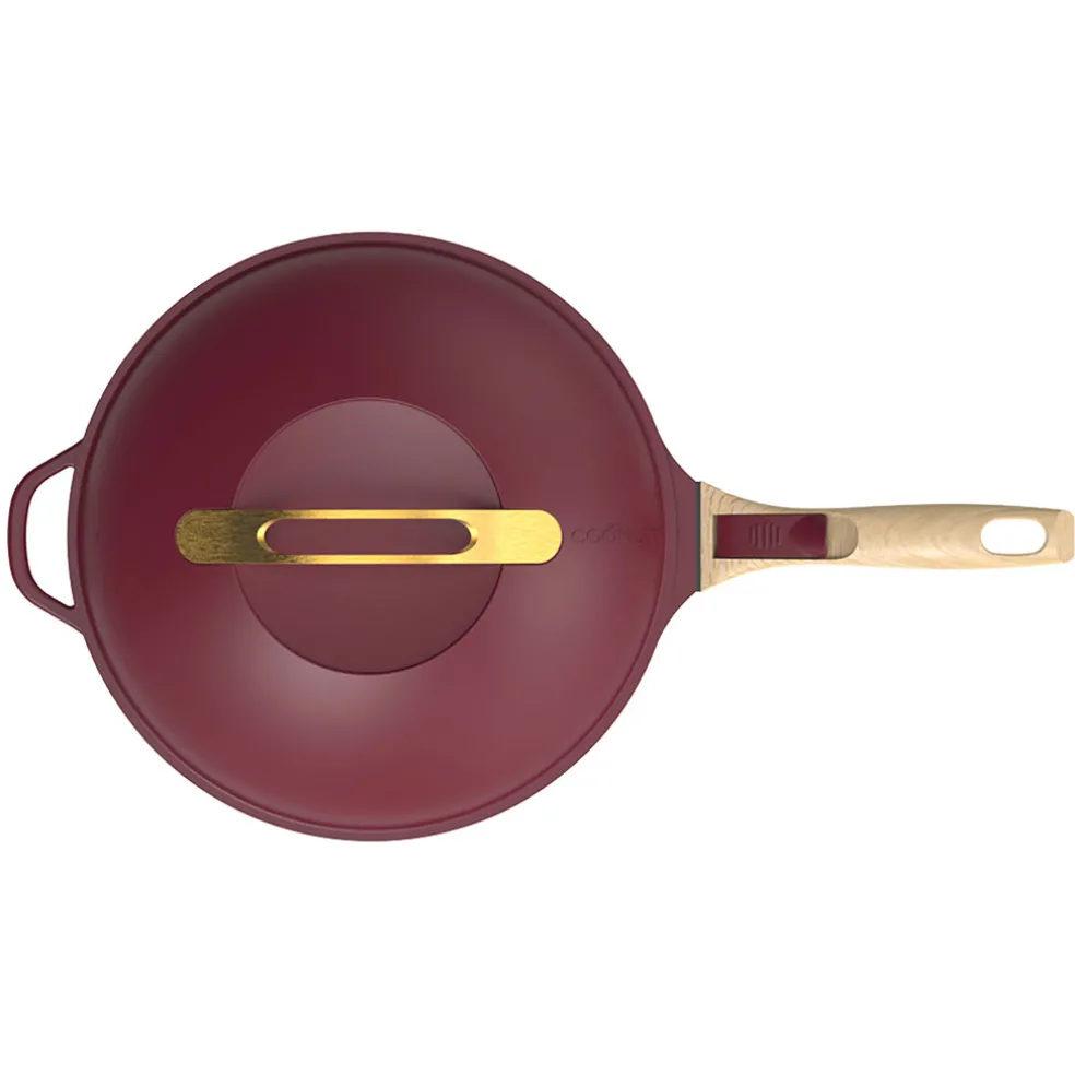 Poêle en aluminium rubis d28cm - La Fabuleuse