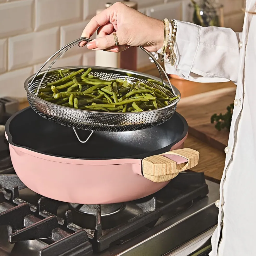 Poêle pivoine d28cm - La Fabuleuse