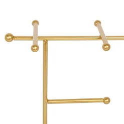 Porte bijoux en marbre - golden doré