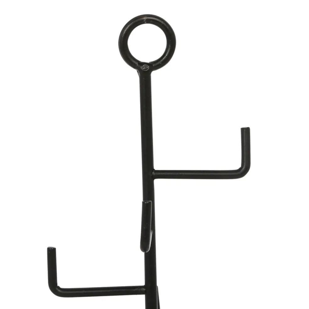 Porte bijoux en marbre vert et fer noir - Green