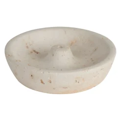 Porte encens en ciment écru moucheté - Organic