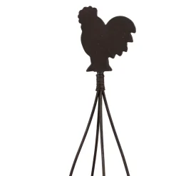 Porte oeufs en fer brun - Campagne