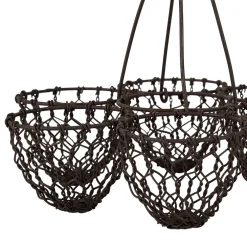 Porte oeufs en fer brun - Campagne