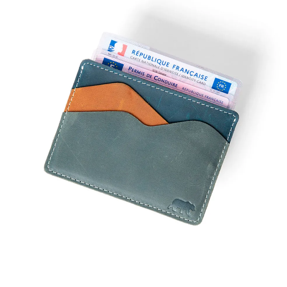 Portefeuille brooks en cuir fjord