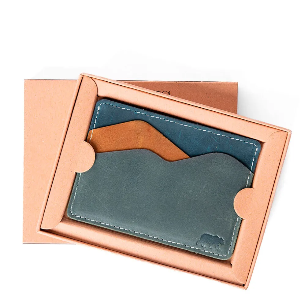 Portefeuille brooks en cuir fjord