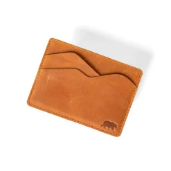 Portefeuille brooks en cuir cognac
