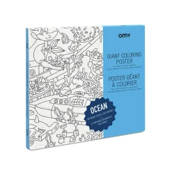 Poster à colorier 70x100cm - ocean