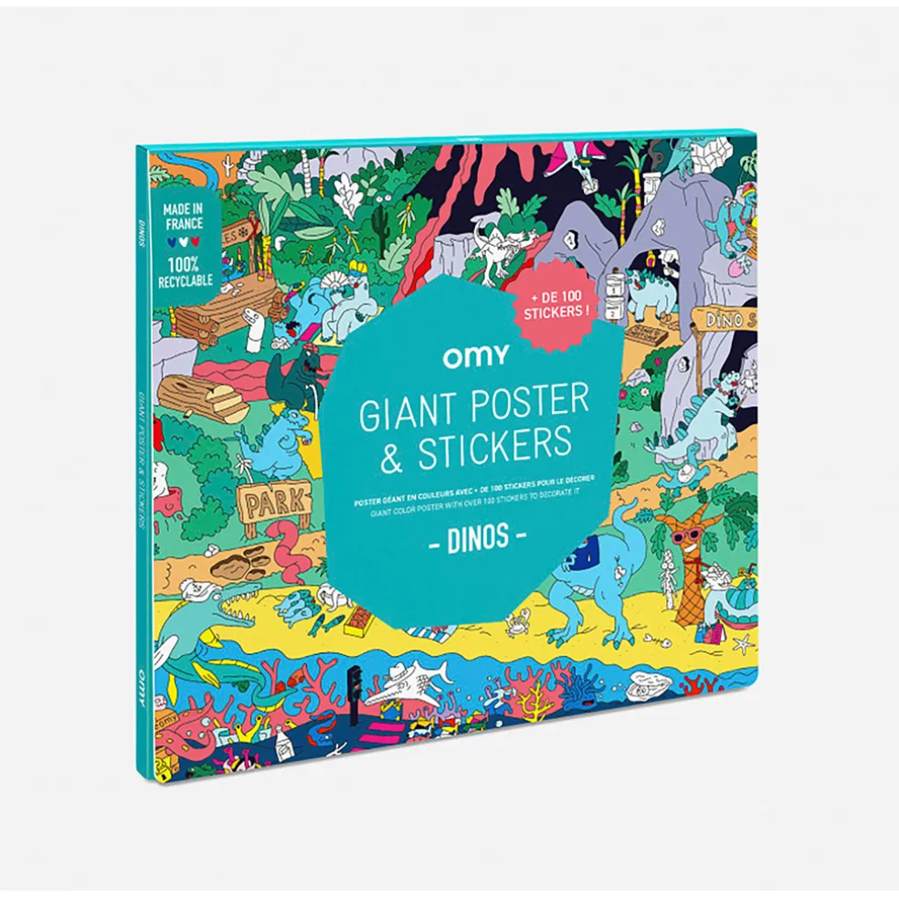 Poster & stickers - dinos