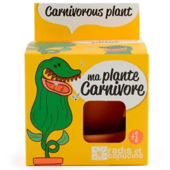 Pot d8cm avec coupelle plantes carnivores