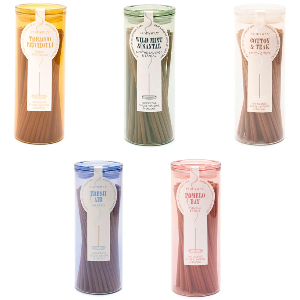 Pot en verre de 100 encens baie de pomelo